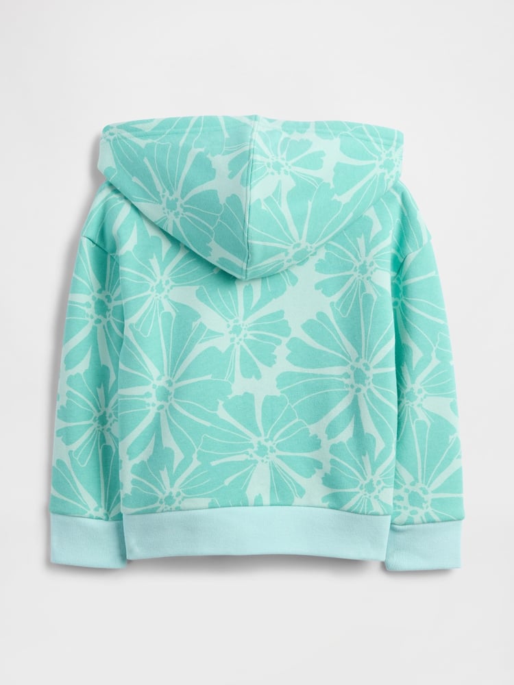 Gap Green Logo Fleece-Lined Zip Up Hoodie (6mths-5yrs) - Image 2 of 3
