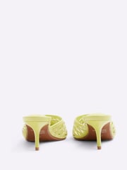River Island Green Lattice Mule Court Shoes - Image 3 of 6