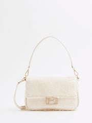 River Island White Sequin Shoulder Bag - Image 1 of 5
