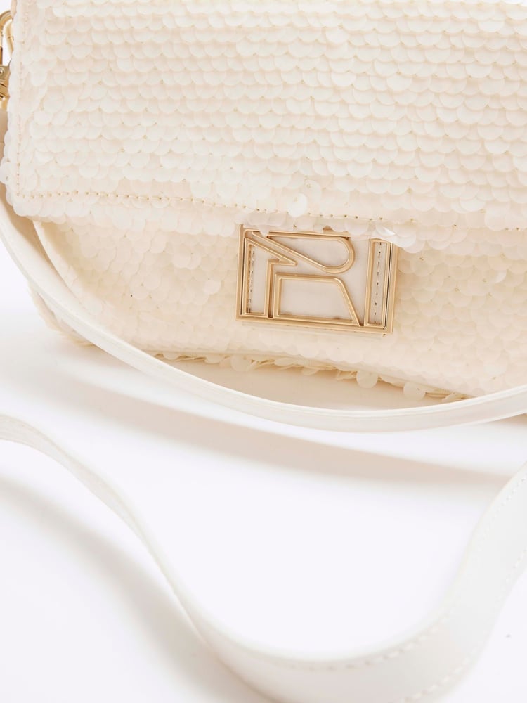 River Island White Sequin Shoulder Bag - Image 5 of 5
