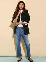 Baukjen Boyfriend Blue Eda Cotton Stretch Jeans - Bild 1 von 6