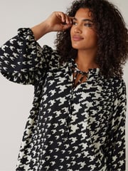 Evans Tie-Neck Long Sleeve Blouse - Image 4 of 4