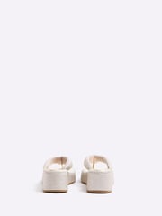 River Island Silver Toe Thong Wedge Sandals - Image 4 of 6
