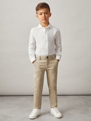 Reiss Stone Pitch 3-9 yrs Slim Fit Casual Chinos - Image 1 of 4