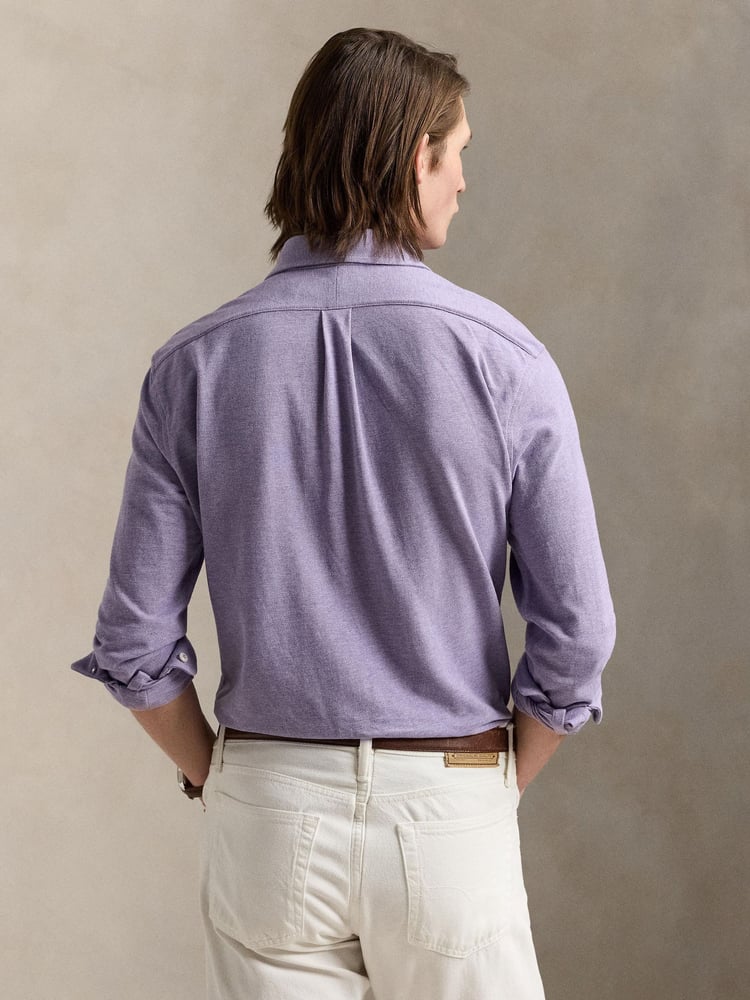 Polo Ralph Lauren Purple Featherweight Mesh Shirt - Image 2 of 6