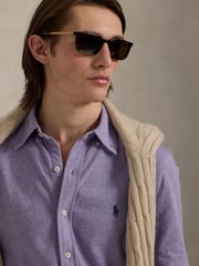 Polo Ralph Lauren Purple Featherweight Mesh Shirt - Image 5 of 6