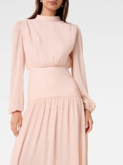 Forever New Pink Celine Shimmer Maxi Dress - Image 3 of 4