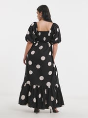 Simply Be Black 100% Cotton Poplin Maxi Dress - Image 2 of 4