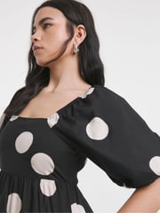 Simply Be Black 100% Cotton Poplin Maxi Dress - Image 3 of 4