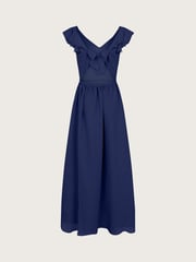 Monsoon Blue Monsoon Indi Tie-Back Prom Dress - Image 2 of 3