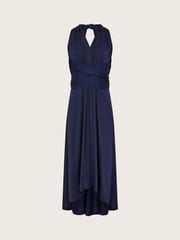 Monsoon Blue Monsoon Tia Twist Prom Dress - Image 1 of 3