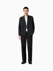 AllSaints Black Newton Trousers - Image 1 of 7