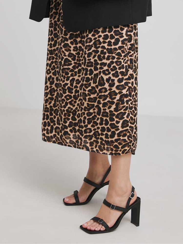 Simply Be Black Extra Wide Fit Barely There High Heel Sandals - Image 4 of 4 Simply Be Black Extra Wide Fit Barely There High Heel Sandals - Image 4 of 4