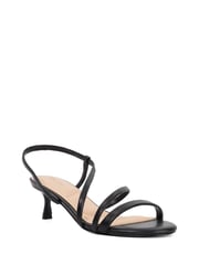 Dune London Black Movement Asymmetric Kitten Heels - Image 2 of 6