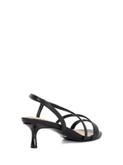 Dune London Black Movement Asymmetric Kitten Heels - Image 3 of 6