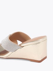 KG Kurt Geiger Gold Avril Gem Sandals - Image 4 of 4