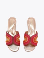 Carvela Chrome Gala Mule Jewel Sandals - Image 4 of 7