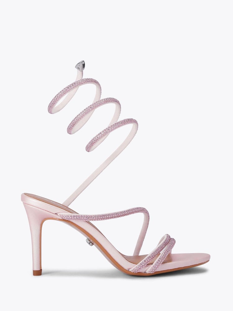 Carvela Pink Spiral 80 Sandals - Image 2 of 5