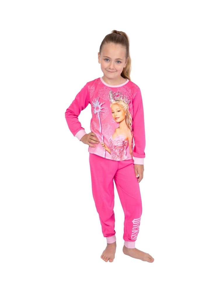 Character Pink Wicked Elphaba And Glinda Pyjamas 2 Pack - Image 2 of 11