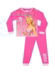 Character Pink Wicked Elphaba And Glinda Pyjamas 2 Pack - Image 8 of 11