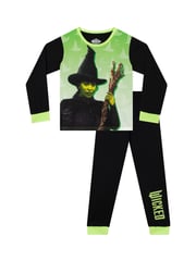 Character Pink Wicked Elphaba And Glinda Pyjamas 2 Pack - Image 9 of 11
