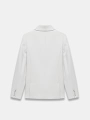 Mint Velvet Grey Tuxedo Blazer - Image 8 of 8