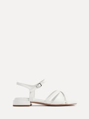 Linzi White Zenna Strappy Mini Heeled Sandals - Image 2 of 5