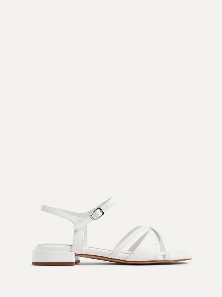 Linzi White Zenna Strappy Mini Heeled Sandals - Image 2 of 5