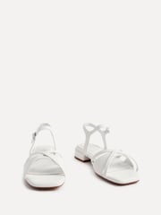 Linzi White Zenna Strappy Mini Heeled Sandals - Image 3 of 5