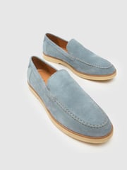 Schuh Blue EC Riggs Suede Loafers - Image 3 of 4