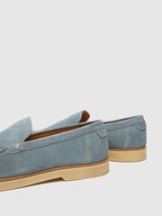 Schuh Blue EC Riggs Suede Loafers - Image 4 of 4