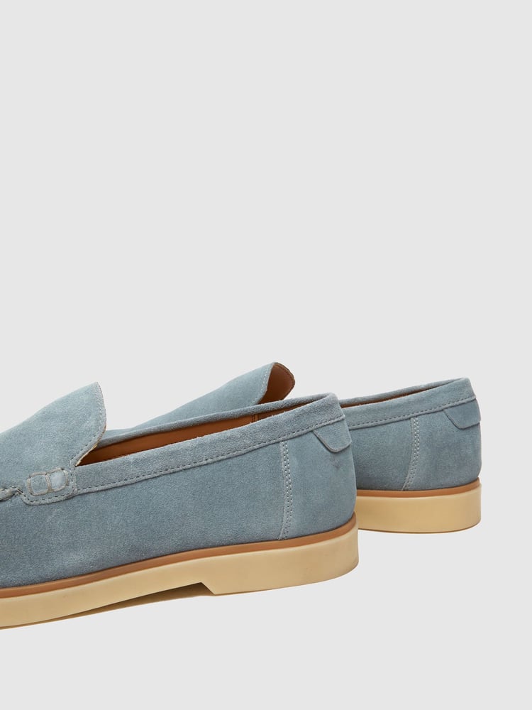 Schuh Blue EC Riggs Suede Loafers - Image 4 of 4