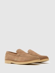 Schuh Blue EC Riggs Suede Loafers - Image 2 of 4