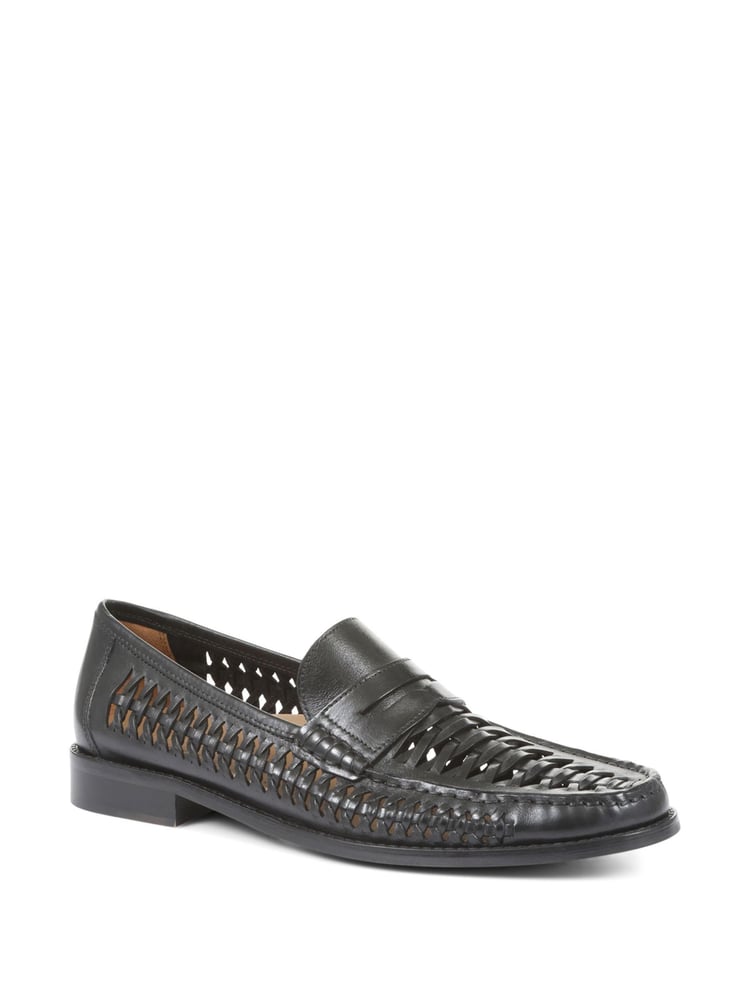 Jones Bootmaker Riverside Woven Leather Loafers - Image 2 of 5