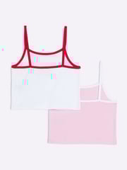River Island Red Girls Tank Tops 2 Pack - Image 2 of 4
