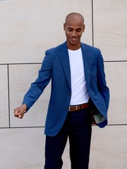 Skopes Blue Tailored Fit Orville Self Check Jacket - Image 3 of 10
