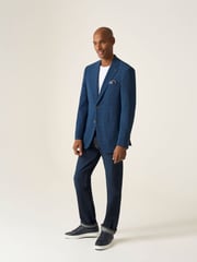 Skopes Blue Tailored Fit Orville Self Check Jacket - Image 5 of 10