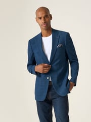 Skopes Blue Tailored Fit Orville Self Check Jacket - Image 8 of 10