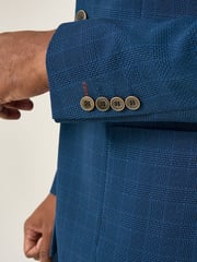 Skopes Blue Tailored Fit Orville Self Check Jacket - Image 9 of 10