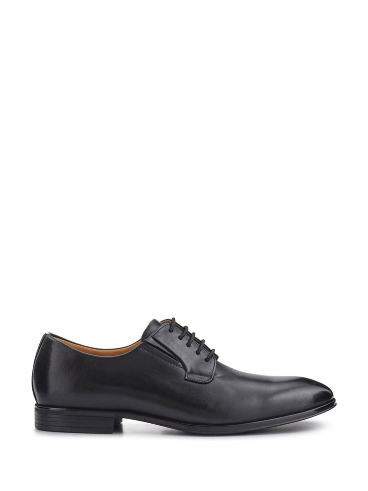 Jones Bootmaker Manson Leather Oxfords Black Shoes - Image 2 of 6