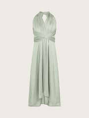 Monsoon Green Monsoon Tia Twist Prom Dress - Image 1 of 3