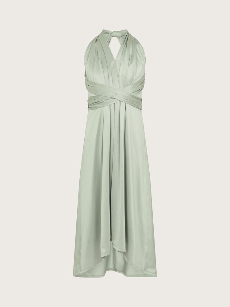Monsoon Green Monsoon Tia Twist Prom Dress - Image 1 of 3