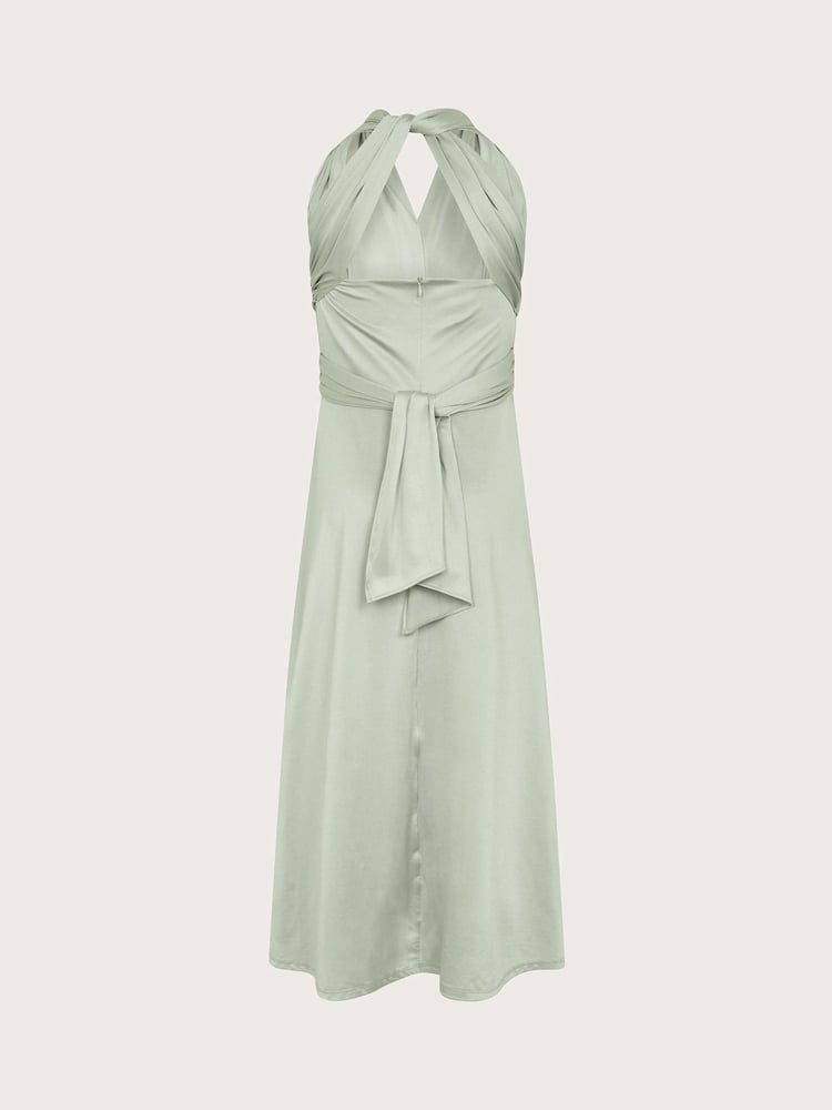 Monsoon Green Monsoon Tia Twist Prom Dress - Image 2 of 3
