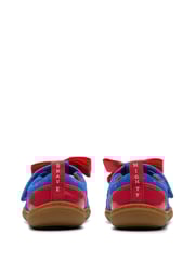 Clarks Blue Standard Fit (F) Print Roal Dahl ash Bow Toddler Shoes - Image 6 of 7