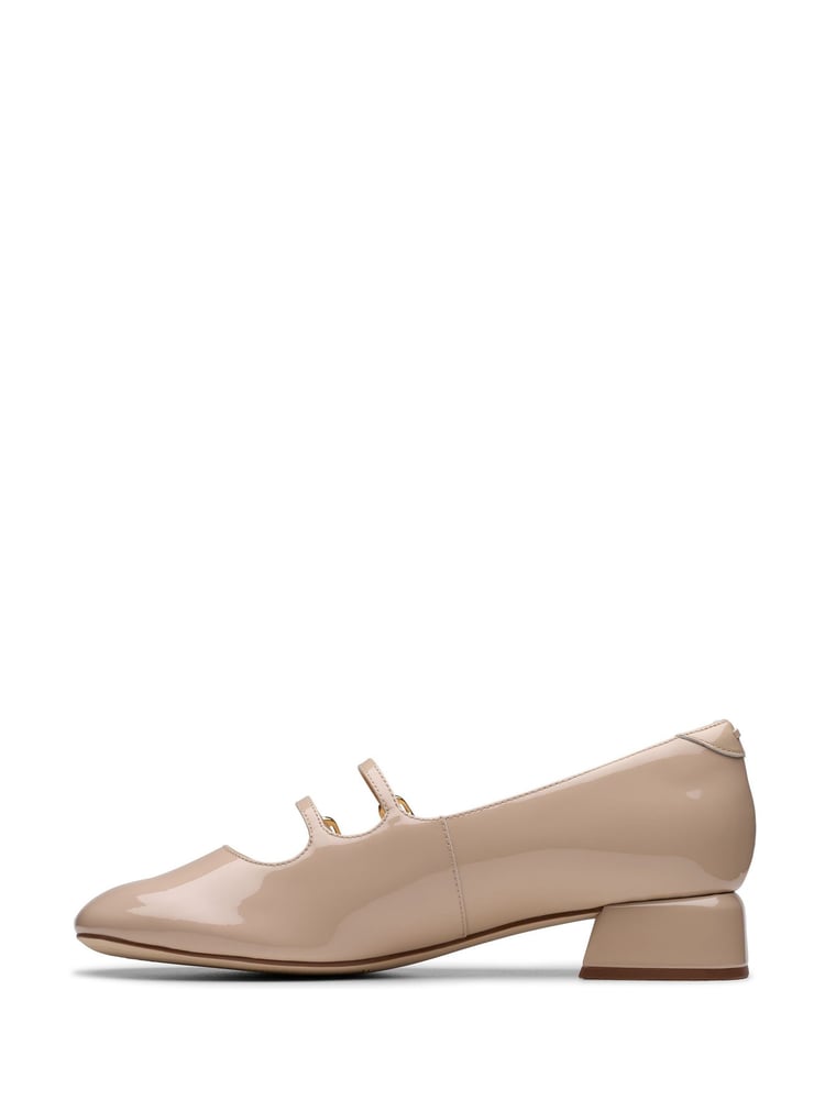 Clarks Natural Patent Daiss30 Shine Shoes - Image 2 of 7
