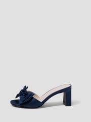 Monsoon Blue Tia Satin Bow Mules - Image 3 of 4