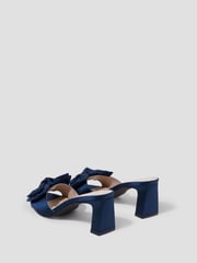 Monsoon Blue Tia Satin Bow Mules - Image 4 of 4
