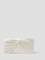Monsoon Natural Talia Twisted Satin Clutch Bag - Image 2 of 5