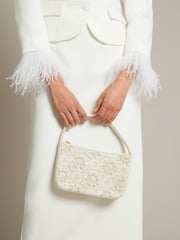Monsoon Natural Hani Pearl Embellished Bag - Image 1 of 4