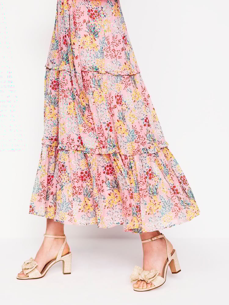 Boden Natural Bow Heeled Sandals - Image 1 of 5 Boden Natural Bow Heeled Sandals - Image 1 of 5